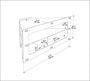 Hanah Home Soporte de TV Sala - Oak